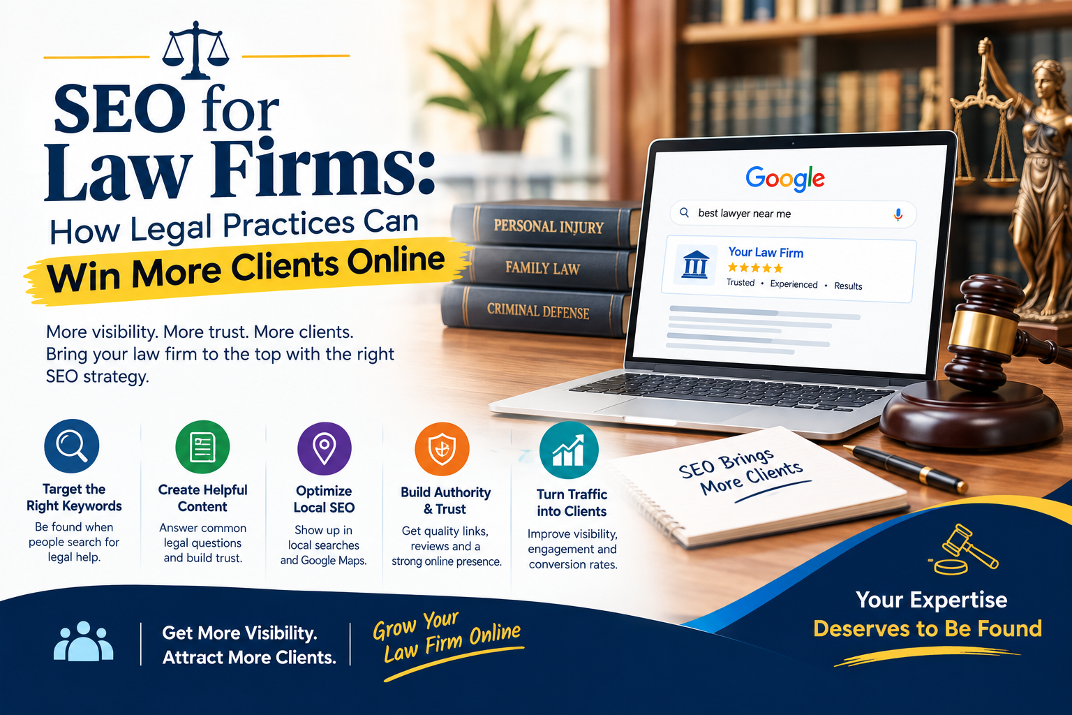 SEO for Law Firms: How Legal Practices Win More Clients Online | ARP SOFTTECH